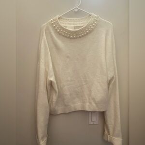 HnM pearl collar sweater